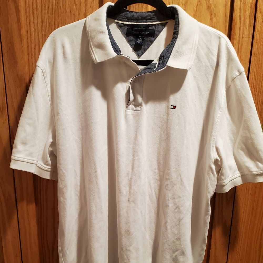 Tommy Hilfiger White Polo Shirt